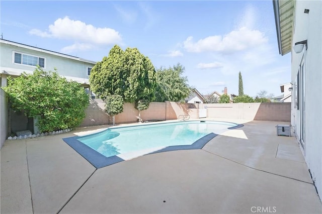 5201 Del Serra Cir, La Palma, CA 90623 - view of swimming pool with a patio and a fenced backyard