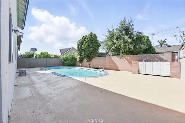 5201 Del Serra Cir, La Palma, CA 90623 - view of pool featuring a patio area and a fenced backyard