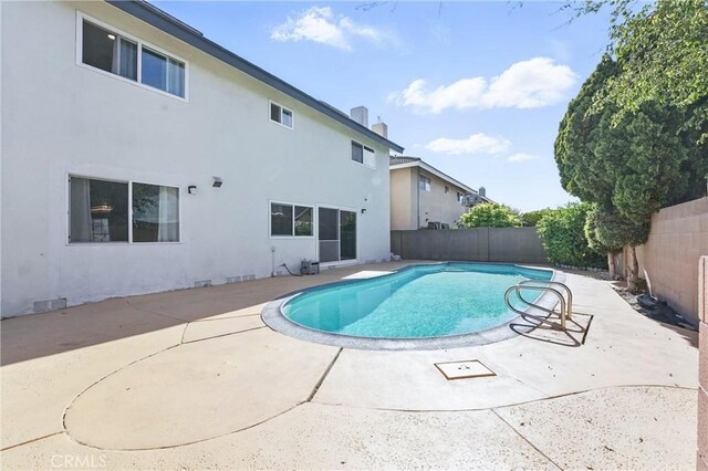 5201 Del Serra Cir, La Palma, CA 90623 - view of pool featuring a fenced backyard and a patio