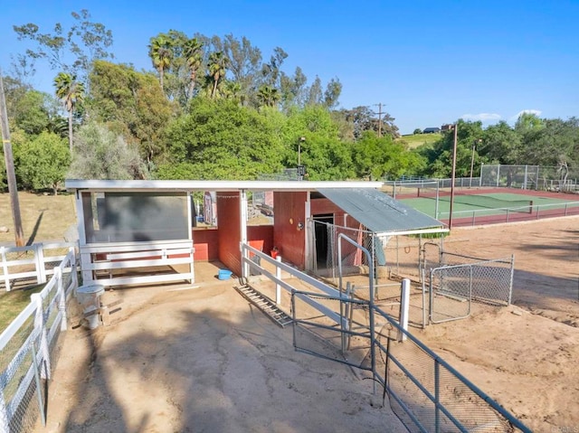 view of stable