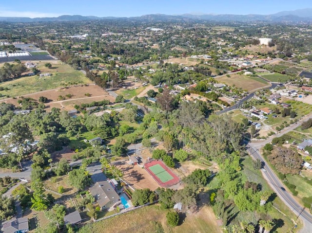 3223 Olive Hill Rd, Fallbrook, CA 92028 - bird's eye view featuring a mountain view
