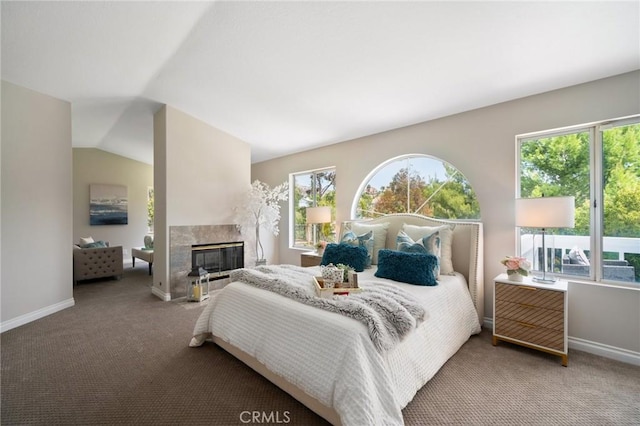 4930 Rockhampton Ct, Yorba Linda, CA 92887 - carpeted bedroom featuring a premium fireplace and baseboards