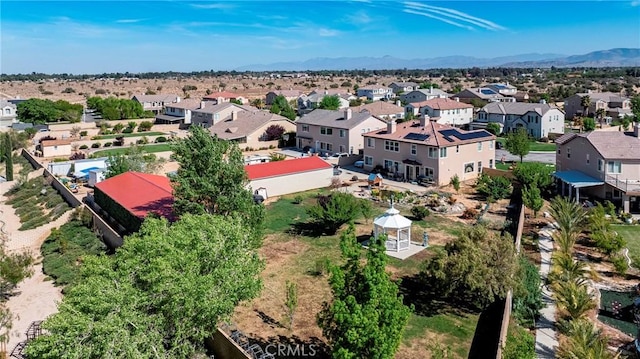 3565 Louer Dr, Lancaster, CA 93536 - drone / aerial view featuring a residential view and a mountain view