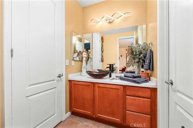 3565 Louer Dr, Lancaster, CA 93536 - bathroom featuring tile patterned floors and vanity
