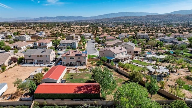 3565 Louer Dr, Lancaster, CA 93536 - aerial view featuring a mountain view and a residential view