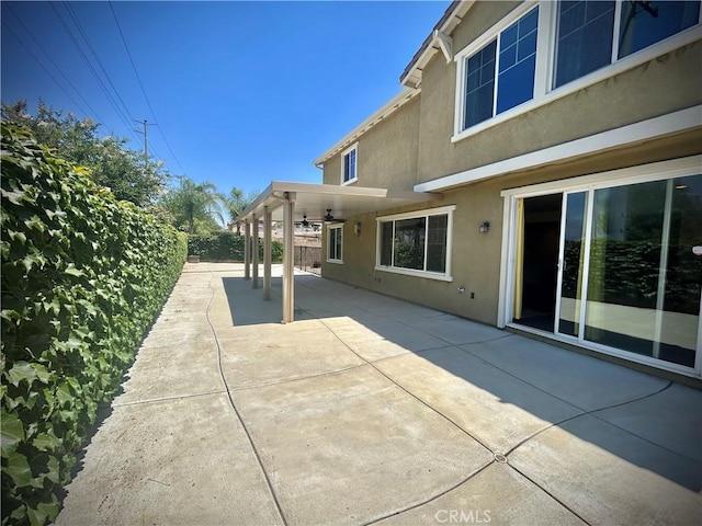 6974 Canterra Way, Fontana, CA 92336 - view of patio / terrace featuring a ceiling fan