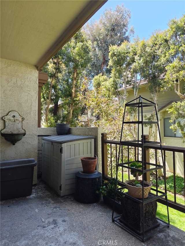 view of patio