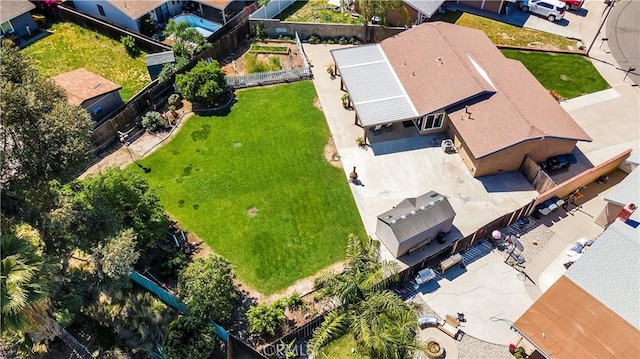 drone / aerial view