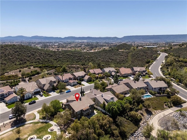 27321 Carlton Oaks St, Murrieta, CA 92562 - bird's eye view featuring a residential view and a mountain view
