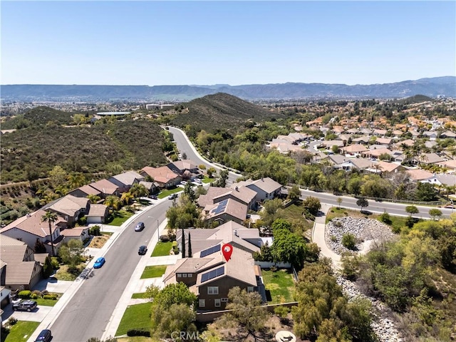27321 Carlton Oaks St, Murrieta, CA 92562 - aerial view featuring a mountain view and a residential view