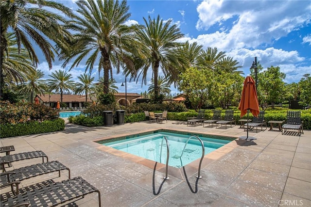 63 Poncho, Irvine, CA 92602 - view of swimming pool with a patio and a pool