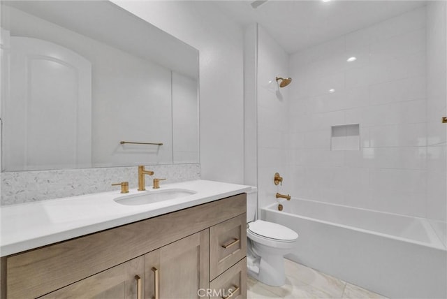 63 Poncho, Irvine, CA 92602 - full bath featuring toilet, vanity, and  shower combination
