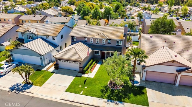 43273 Modena Dr, Temecula, CA 92592 - drone / aerial view with a residential view