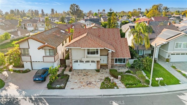 19 Alameda, Irvine, CA 92620 - exterior space with concrete driveway, a tile roof, and a residential view