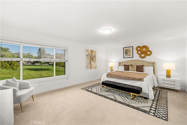 19 Alameda, Irvine, CA 92620 - bedroom with baseboards, carpet flooring, and ornamental molding