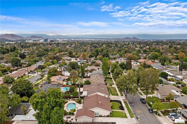 5303 Avondale Way, Riverside, CA 92506 - drone / aerial view featuring a mountain view and a residential view