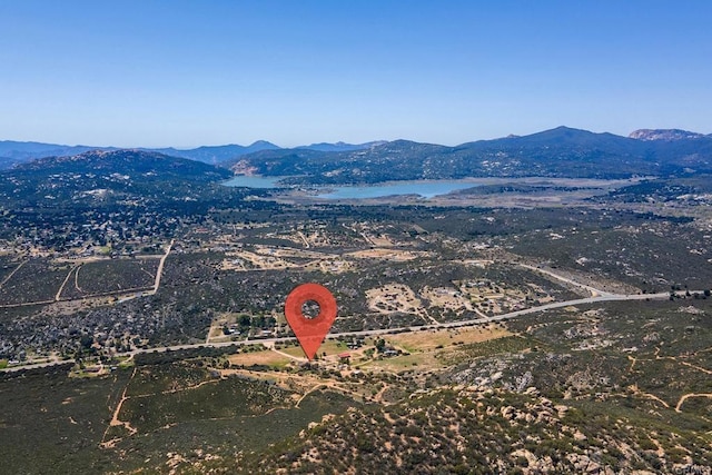 2483 Buckman Springs Rd, Campo, CA 91906 - aerial view featuring a mountain view