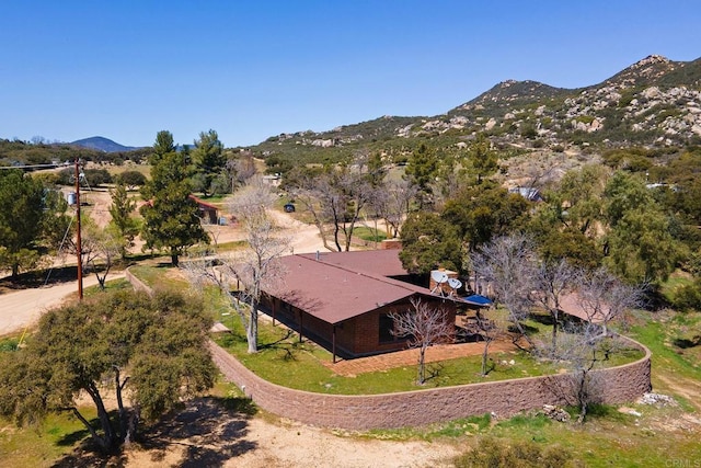 2483 Buckman Springs Rd, Campo, CA 91906 - aerial view with a mountain view