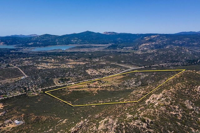 2483 Buckman Springs Rd, Campo, CA 91906 - birds eye view of property featuring a mountain view