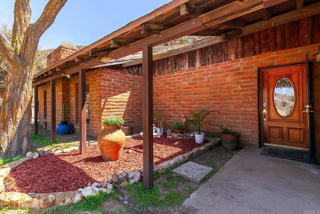 2483 Buckman Springs Rd, Campo, CA 91906 - property entrance with brick siding