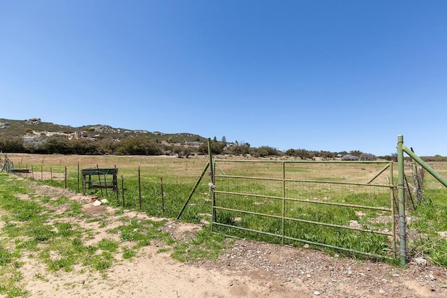 2483 Buckman Springs Rd, Campo, CA 91906 - view of gate with a rural view and fence