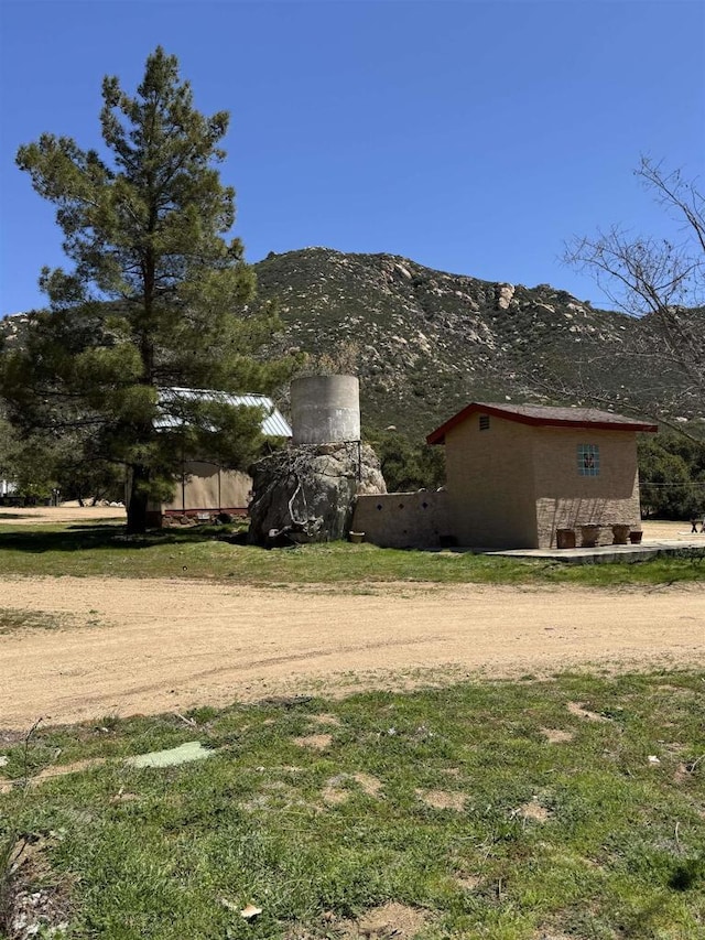 2483 Buckman Springs Rd, Campo, CA 91906 - view of yard featuring a mountain view