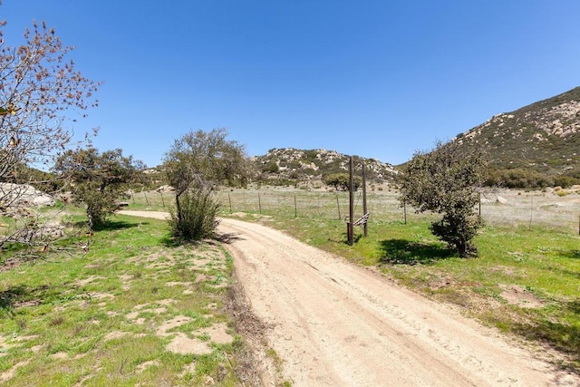 2483 Buckman Springs Rd, Campo, CA 91906 - view of road with a view of rural / pastoral area and a mountain view