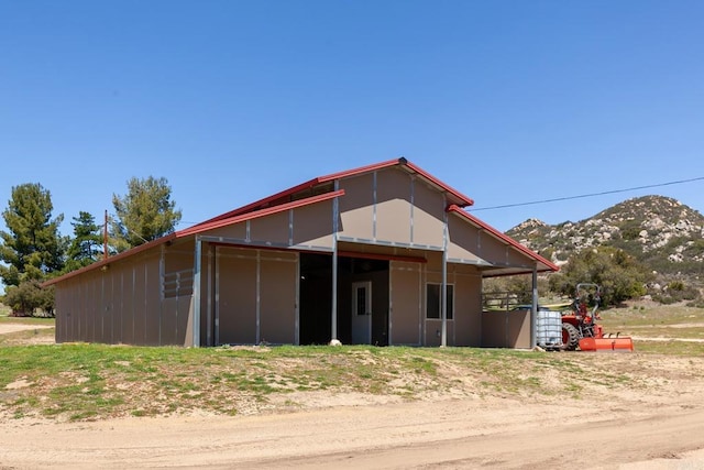 2483 Buckman Springs Rd, Campo, CA 91906 - rear view of property with a mountain view