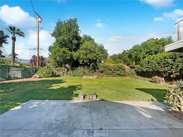 529 Esther Way, Redlands, CA 92373 - view of yard with a patio area and fence