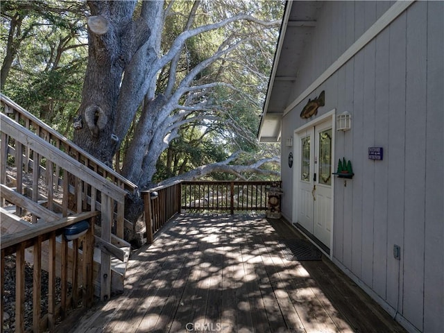 406 Delle Dr, Crestline, CA 92325 - view of deck