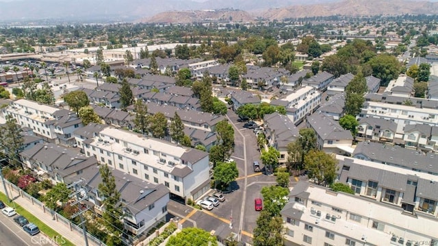 aerial view featuring a mountain view
