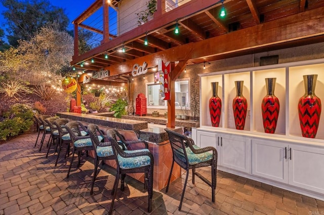 455 Ridgeview Ct, Bonita, CA 91902 - view of patio featuring outdoor dry bar