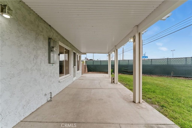 1114 Stovall Ave, La Puente, CA 91745 - view of patio with fence