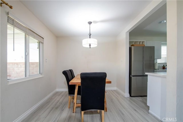 45522 Andale Ave, Lancaster, CA 93535 - dining area featuring light wood-style floors and baseboards