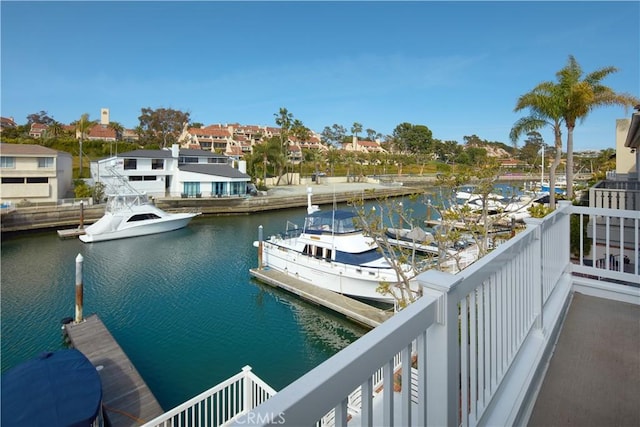 736 Harbor Island Dr, Newport Beach, CA 92660 - view of dock with a water view
