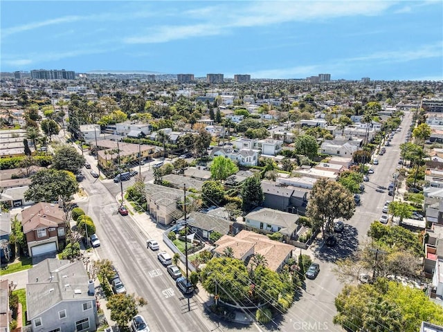 birds eye view of property featuring a view of city