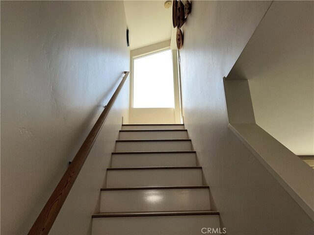 view of stairs