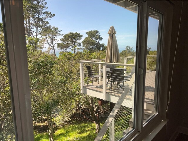 view of deck