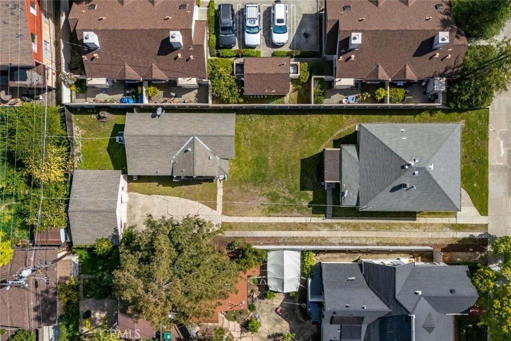 1220 Mill St, San Luis Obispo, CA 93401 - aerial overview of property's location with nearby suburban area
