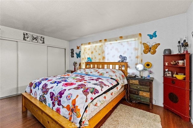 1509 Trinette Dr, Beaumont, CA 92223 - bedroom with a closet and wood finished floors