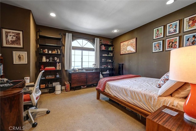 4805 Bellflower Ave Unit 205, North Hollywood, CA 91601 - carpeted bedroom with recessed lighting