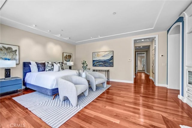 1489 Caballero Rd, Arcadia, CA 91006 - bedroom with light wood-style floors and baseboards