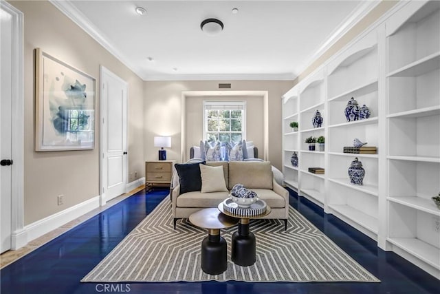 1489 Caballero Rd, Arcadia, CA 91006 - sitting room featuring ornamental molding