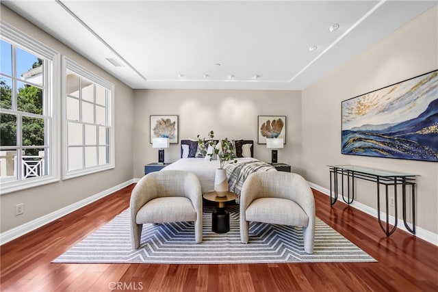 1489 Caballero Rd, Arcadia, CA 91006 - bedroom with wood finished floors and baseboards