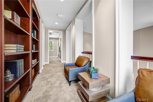 1489 Caballero Rd, Arcadia, CA 91006 - living area featuring carpet and recessed lighting