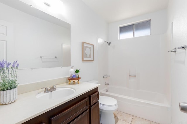 992 Churrituck Dr, San Diego, CA 92154 - full bathroom featuring toilet, tile patterned floors, bathing tub / shower combination, and vanity