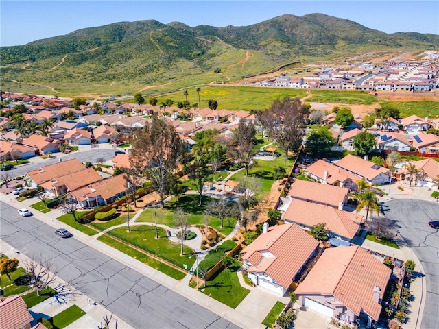 27263 Family Cir, Menifee, CA 92586 - bird's eye view with a mountain view and a residential view