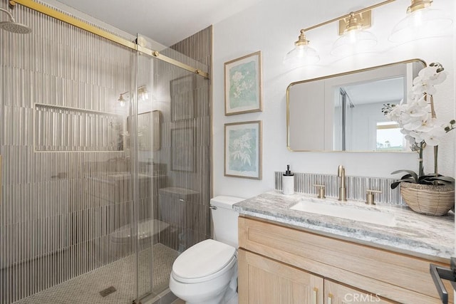 28116 Calle Casal, Mission Viejo, CA 92692 - full bathroom with a shower stall, vanity, and toilet
