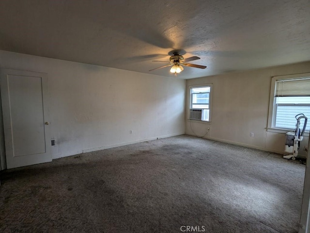 548 S Plumas St, Willows, CA 95988 - spare room featuring ceiling fan, carpet flooring, and cooling unit