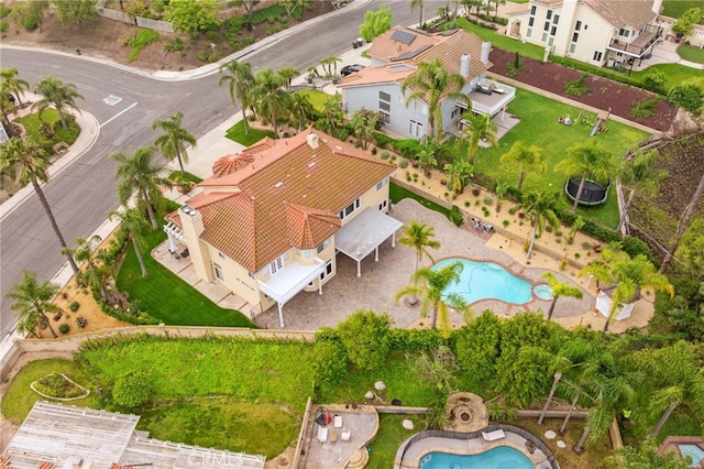 drone / aerial view